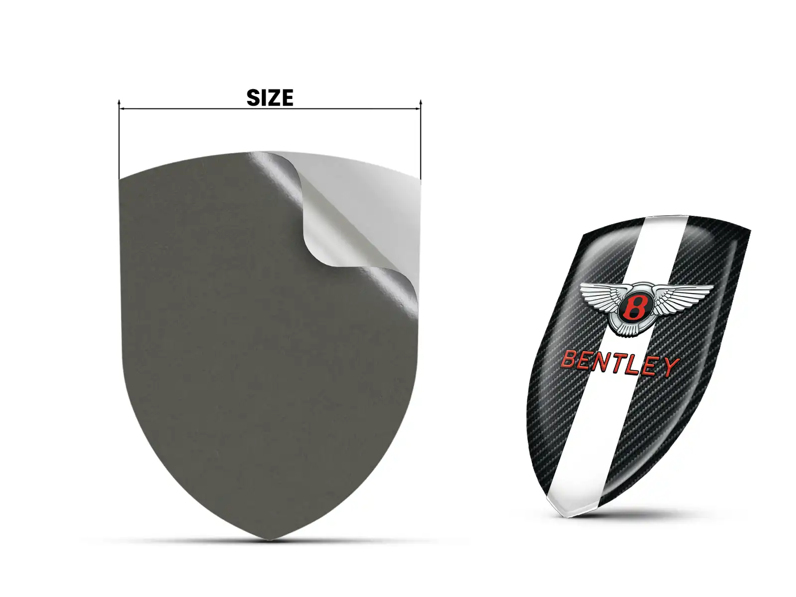 Bentley Domed Sticker Max Lasting Stylish Pro Performance